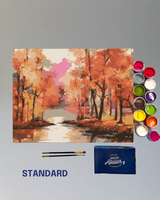 PINTURA POR NÚMERO- BOSQUE DE OTOÑO