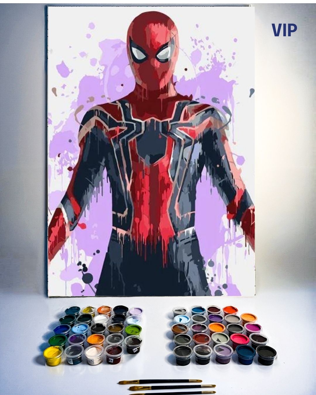 PINTURA POR NÚMERO VIP - SPIDERMAN
