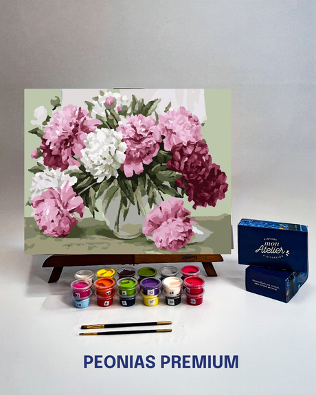 PINTURA POR NÚMEROS - PEONEAS