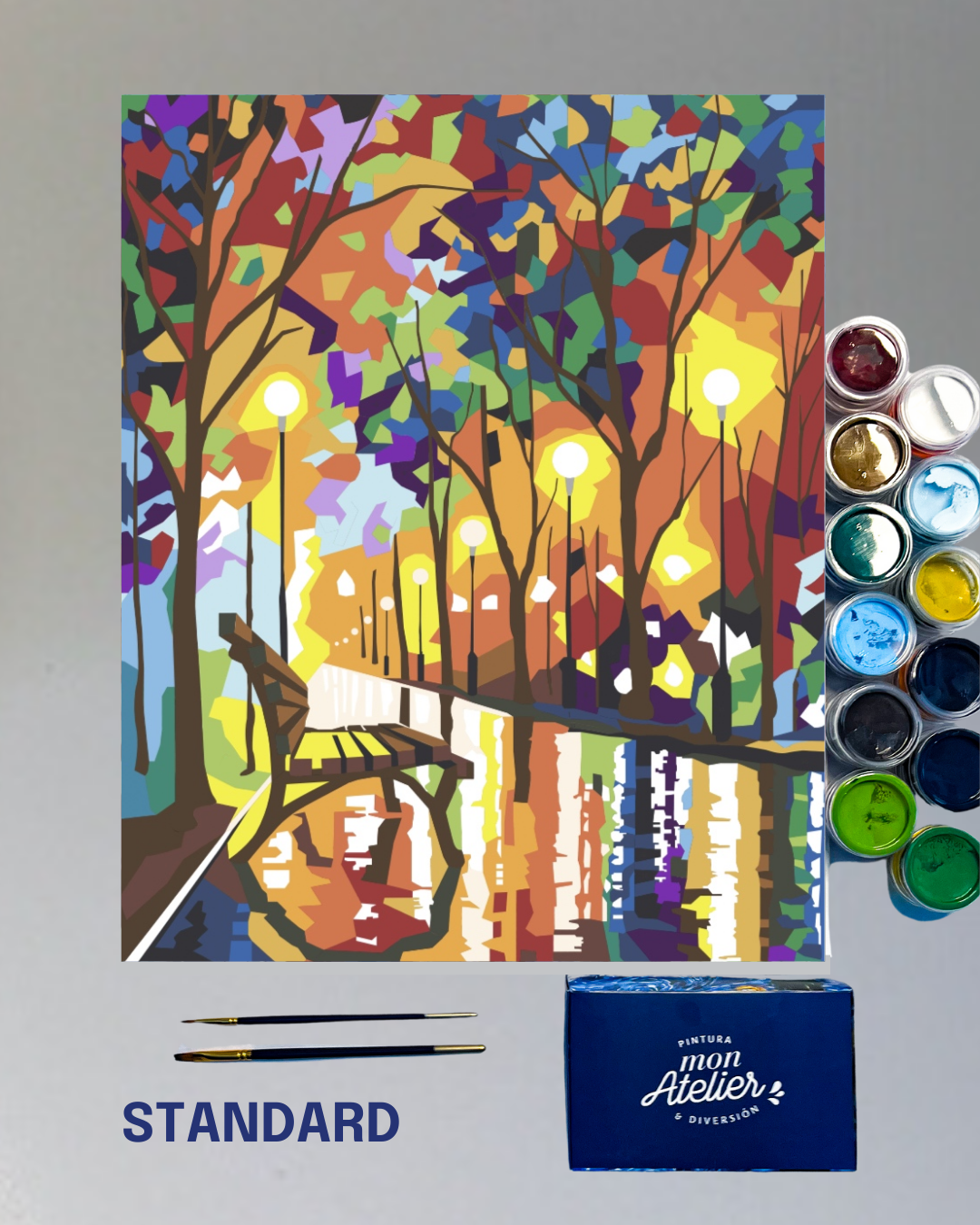 PINTURA POR NÚMERO - PARQUE DE CLORES
