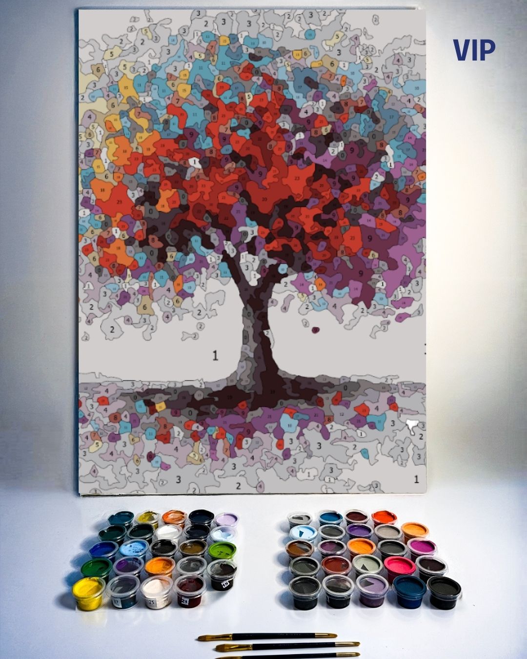 PINTURA POR NÚMERO VIP - ARBOL DE LA VIDA