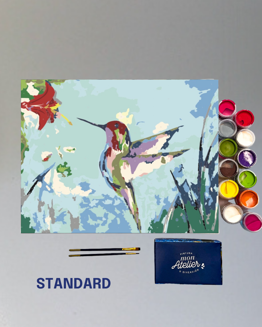 PINTURA POR NÚMERO - COLIBRI