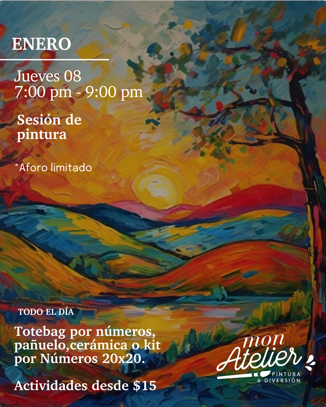 Actividad de Pintura en Quito – Jueves 08 de Enero