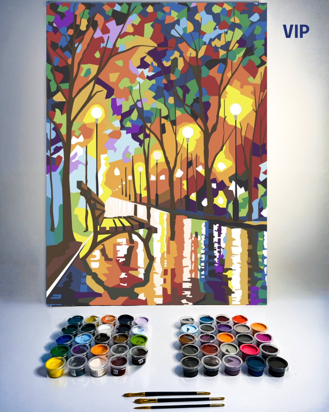 PINTURA POR NÚMERO - PARQUE DE CLORES