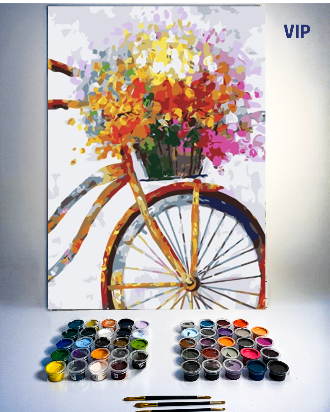 PINTURA POR NÚMERO - BICICLETA