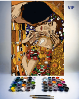 PINTURA POR NÚMERO - EL BESO KLIMT