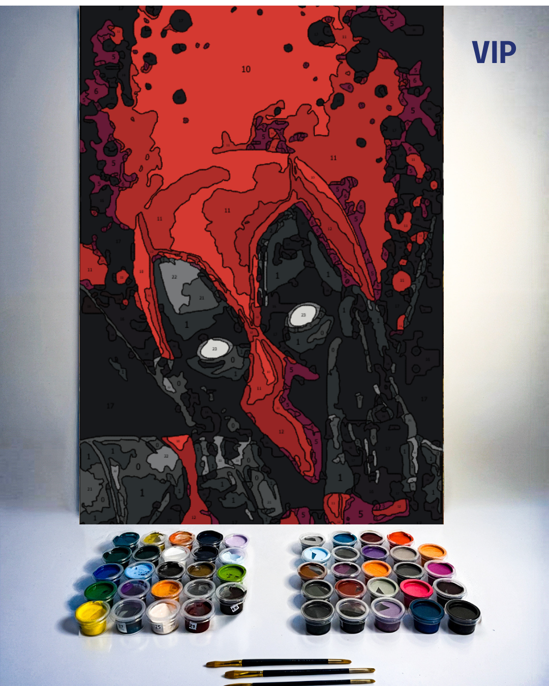 PINTURA POR NÚMERO - DEAD POOL