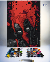 PINTURA POR NÚMERO - DEAD POOL