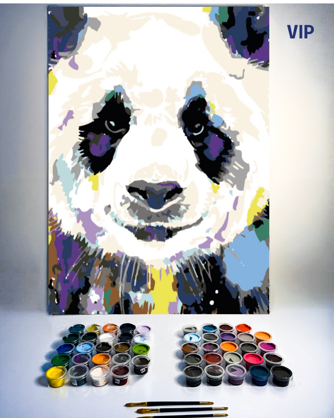 PINTURA POR NÚMERO - PANDA