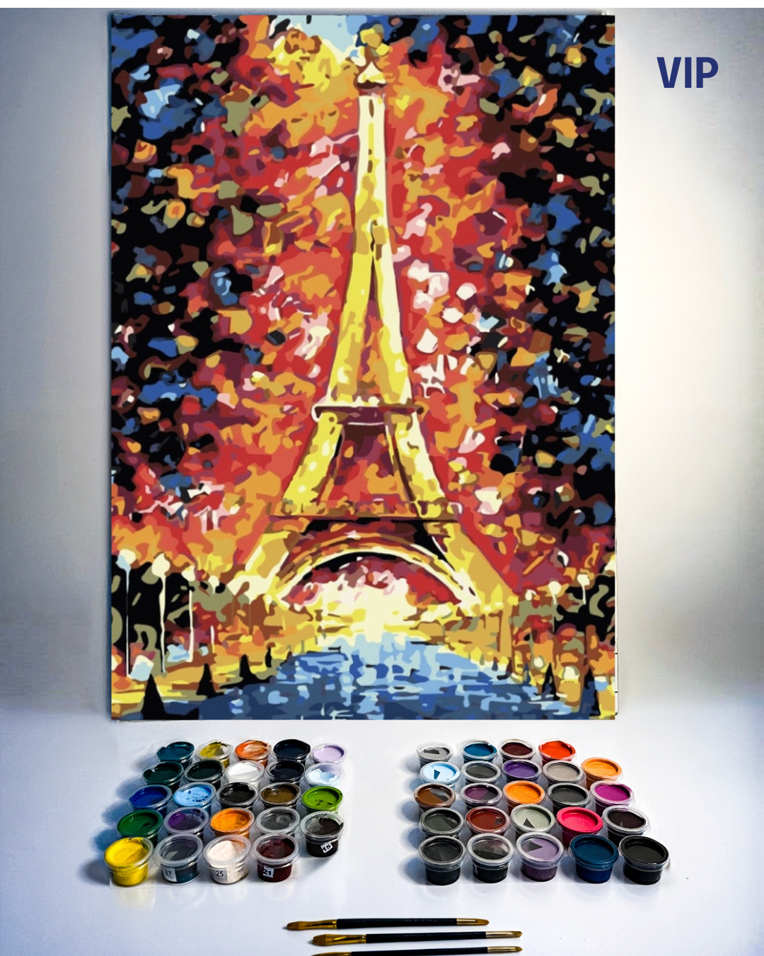 PINTURA POR NÚMERO- NOCHE EN PARIS