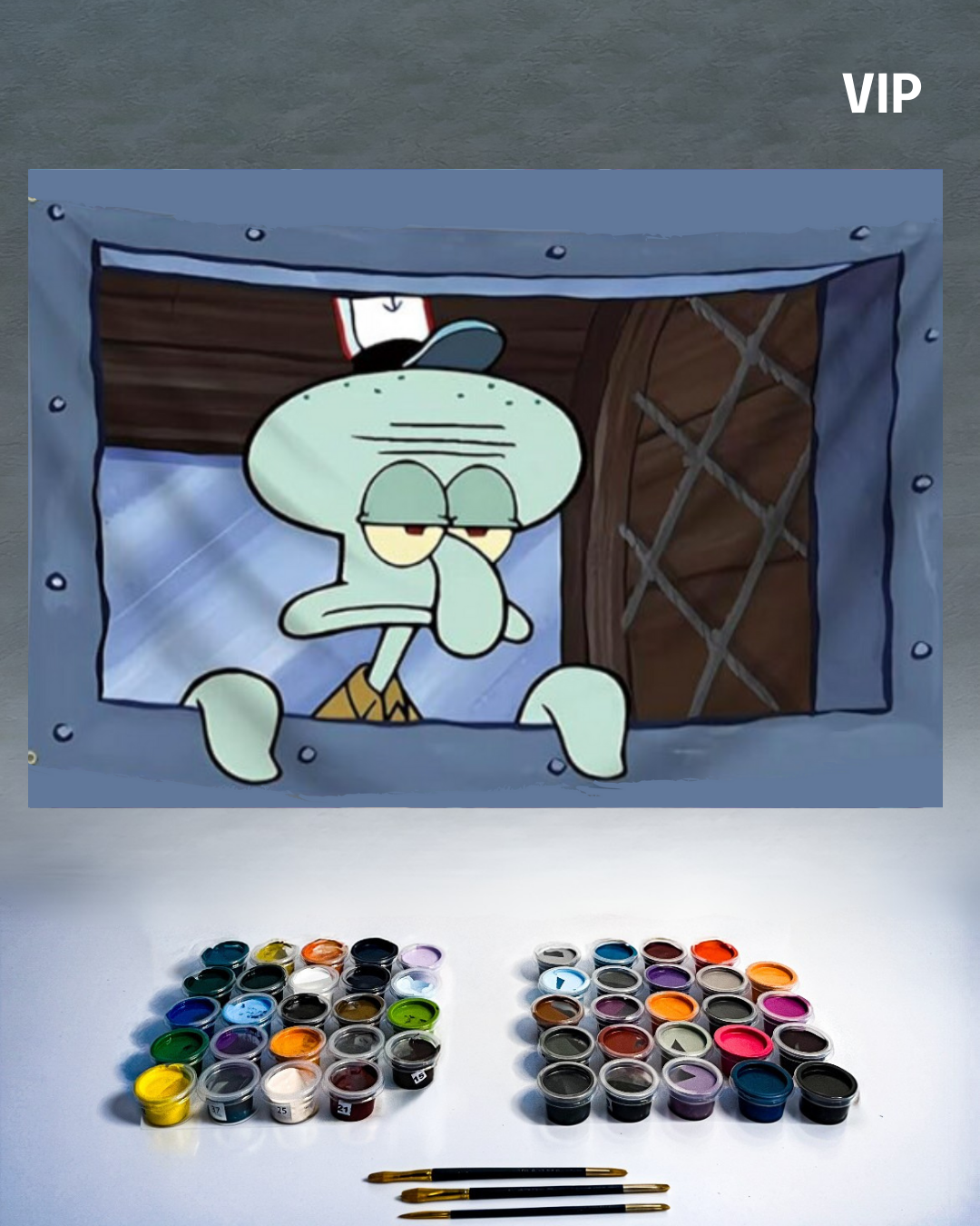PINTURA POR NÚMERO - CALAMARDO TENTACULOS