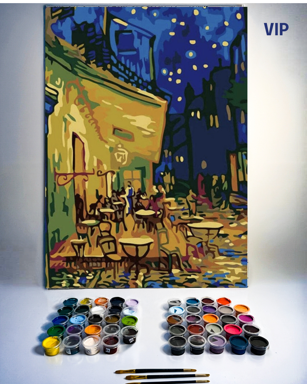 PINTURA POR NÚMERO - TERRAZA CAFE