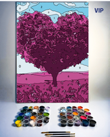 PINTURA POR NÚMERO - LOVE