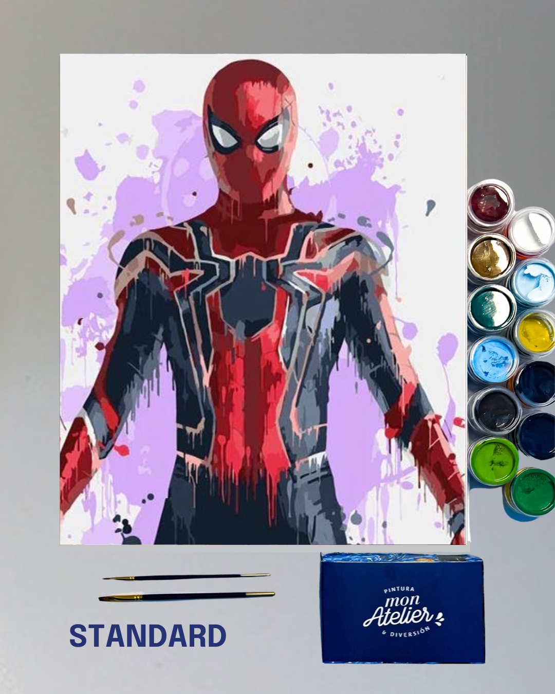 PINTURA POR NÚMERO - SPIDERMAN