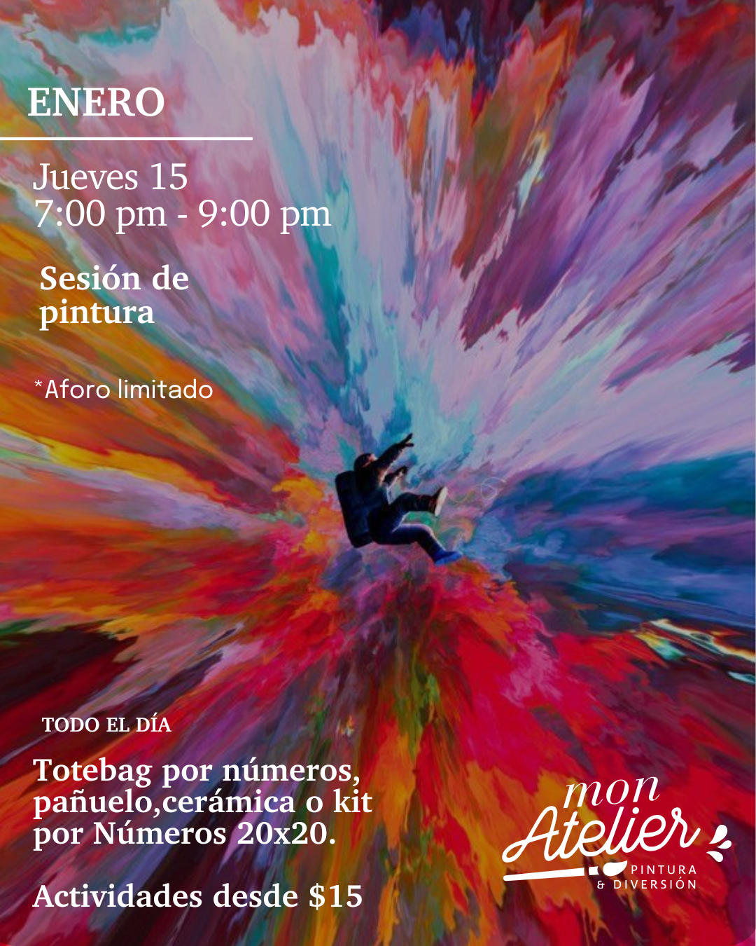 Actividad de Pintura en Quito – Jueves 15 de Enero