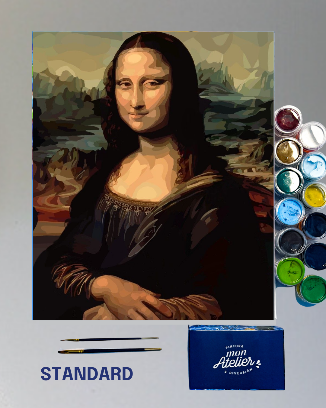 PINTURA POR NÚMERO - MONALISA