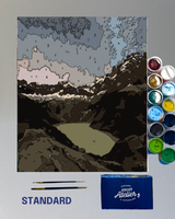 PINTURA POR NÚMERO - LAGUNA AMARRILLA