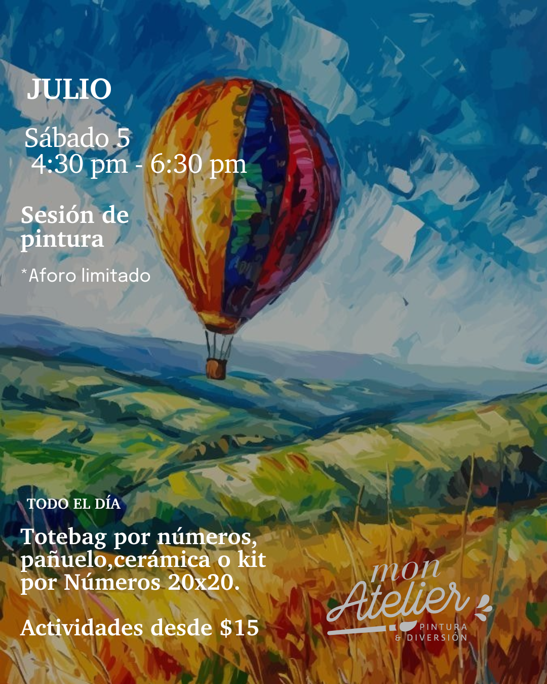Actividad de Pintura en Quito – Sábado 05 de julio