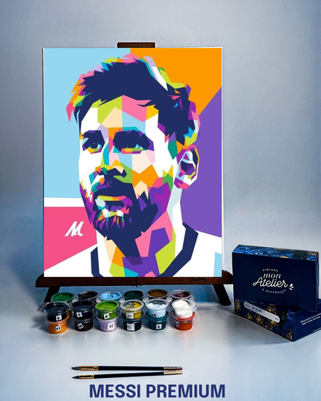 PINTURA POR NÚMEROS - MESSI